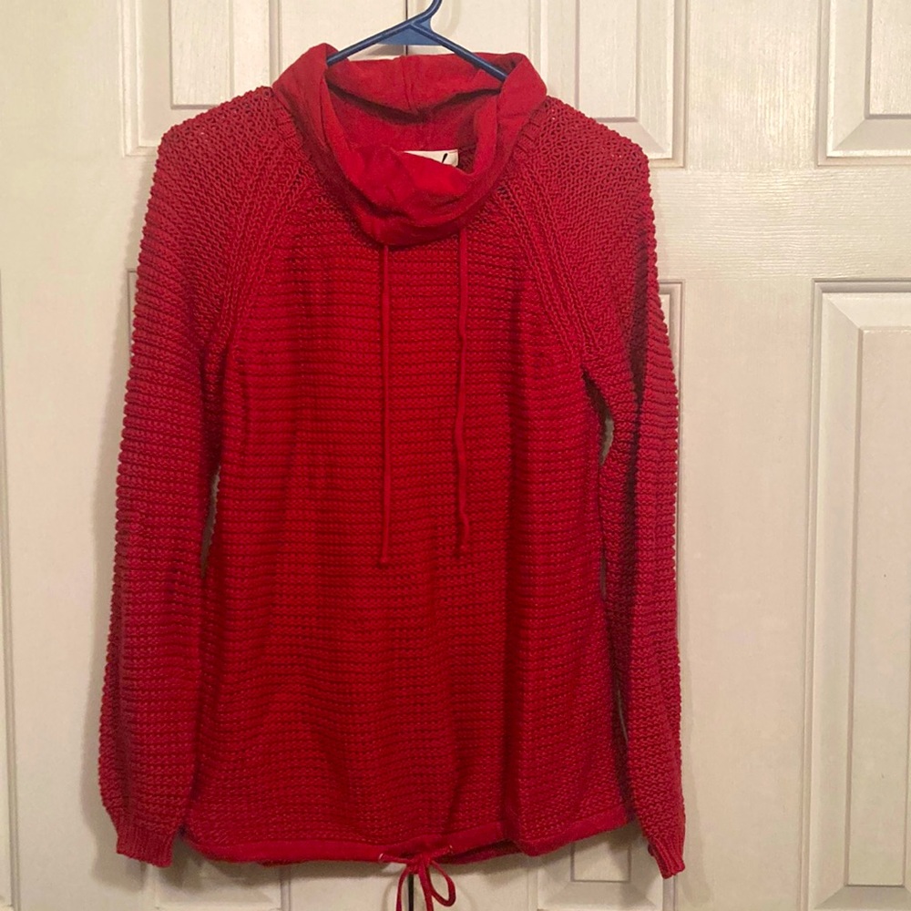 Collection L red sweater size 6